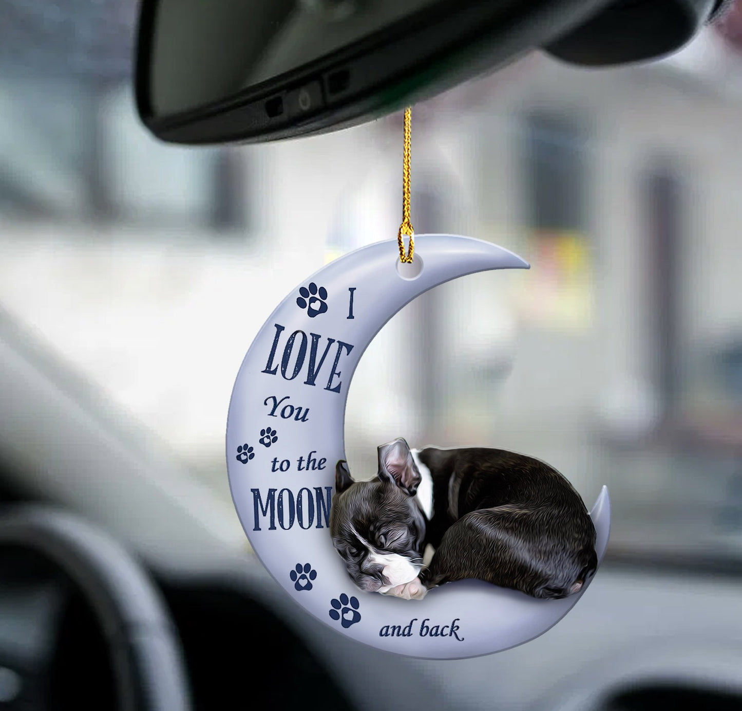 Car Pendant Sleeping Dog Angel Home Decor Acrylic Showcase Hanging Ornaments For Doors