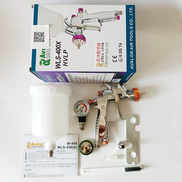 ATPRO Taiwan Wls400X Car Spray Gun Waterborne Varnish With 1.4 Caliber Double Hood High Atomization Large Fan High Quality