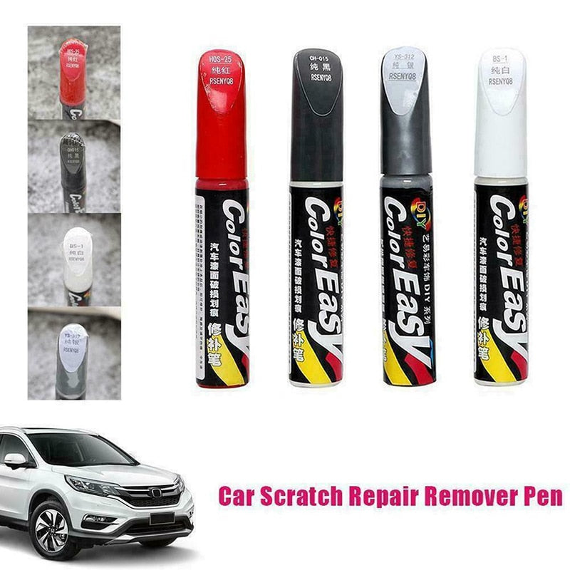 Car Color Paint Repair Pen Scratch Remover White Red Black Silver Color Pro Mending Scratch Repair Paint Pen Clear Paint Care
