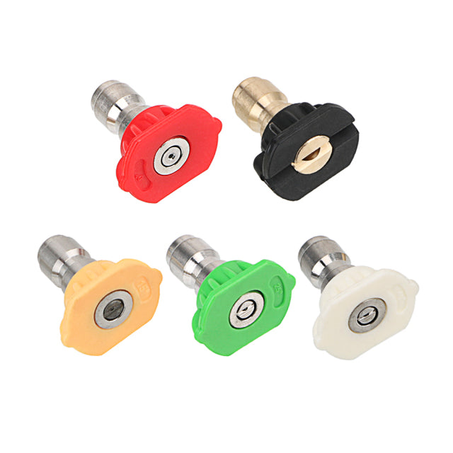 LEEPEE 14MM M22 Socket 1/4" Auto Quick Release Snow Foam Gun Car Washer 5PCS Soap Spray Nozzles Car High Pressure Water Gun