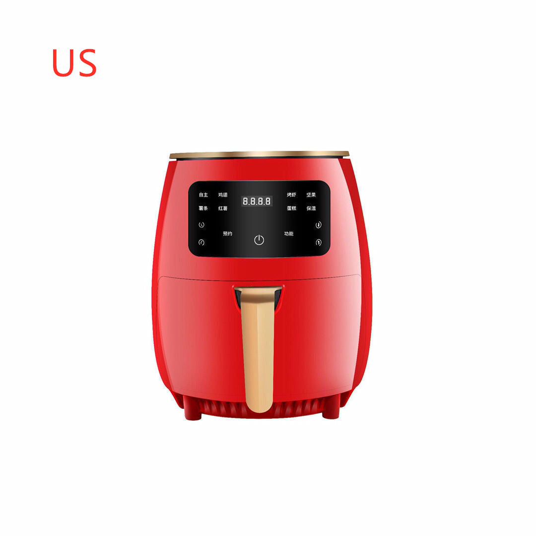 220V Smart Air Fryer without Oil Home Cooking 4.5L Large Capacity Multifunction Electric Professional-Design