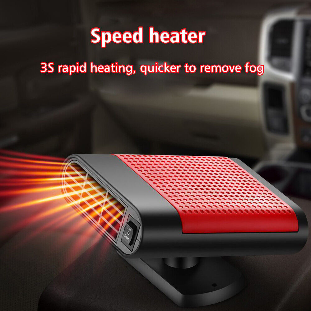 1000W Car Heater 12V Portable Electric Heating Fan Defogger Defroster Demister