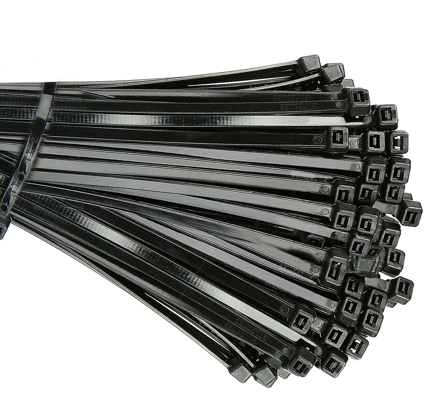 100 Cable Zip Ties 12 Inch Long Cable Ties Super Strong Nylon Cord Wrap Black