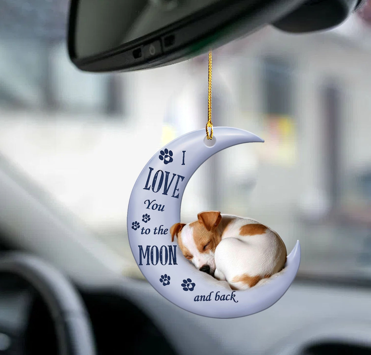 Car Pendant Sleeping Dog Angel Home Decor Acrylic Showcase Hanging Ornaments For Doors