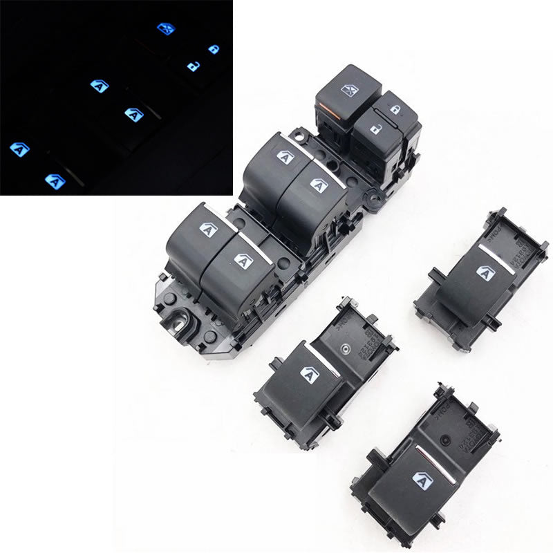 Rongfang Left Front Glass Lift Switch Upgrade Button Button With LED Light
