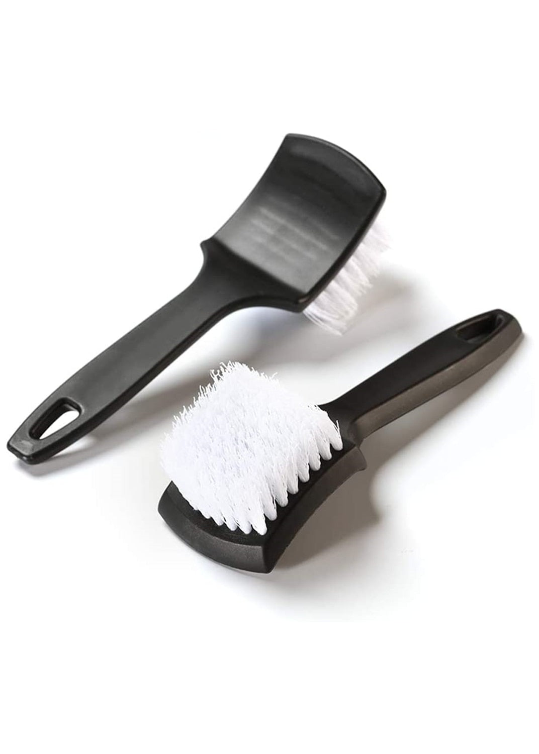 Auto Tire Rim Brush Wheel Hub Cleaning Brushes Car Wheels Detailing Cleaning Accessories Black White Tire Auto Washing Tool