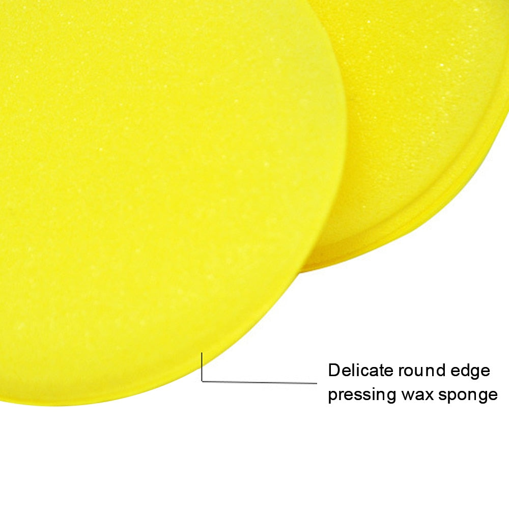 Car Foam Sponge Wax Applicator Cleaning Detailing Pads Wax Soft Sponge Cleaning Accessories Dust Remove Auto Care Polishing Pad