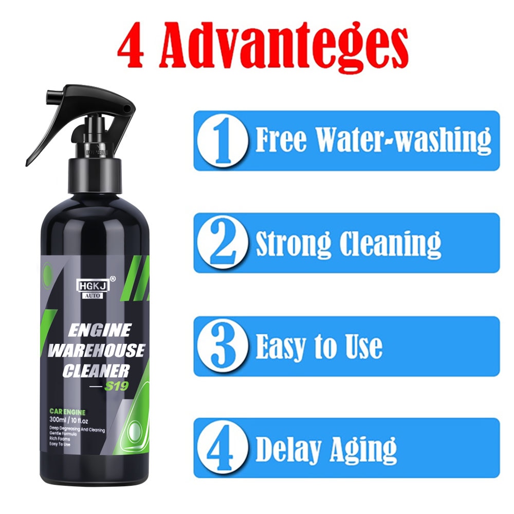 Engine Bay Cleaner HGKJ S19 Degreaser All Purpose Cleaner Concentrate Clean Engine Compartment Auto Detail Car Accessories