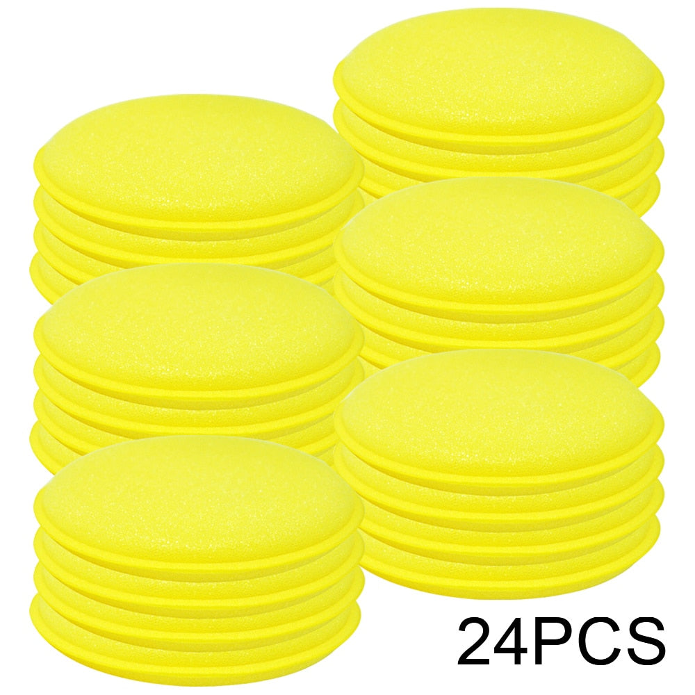 Car Foam Sponge Wax Applicator Cleaning Detailing Pads Wax Soft Sponge Cleaning Accessories Dust Remove Auto Care Polishing Pad