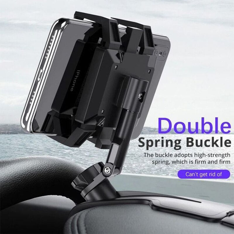 Hud Dashboard Clip Mount Stand For Auto Millphone Holder Miller