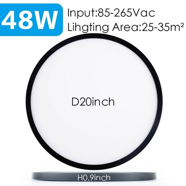 20inch Large Bedroom Ceiling Led Ceiling Lamps Room Lights Lighting Fixture Ultrathin Led Ceiling Light For Living Room kitchen