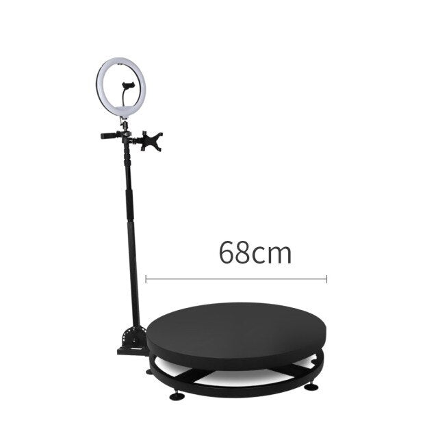 New 360 Photo Booth Wireless Automatic Rotating Selfie Wedding Photobooth Intelligent Operation Slow Motion Machine Video Camera