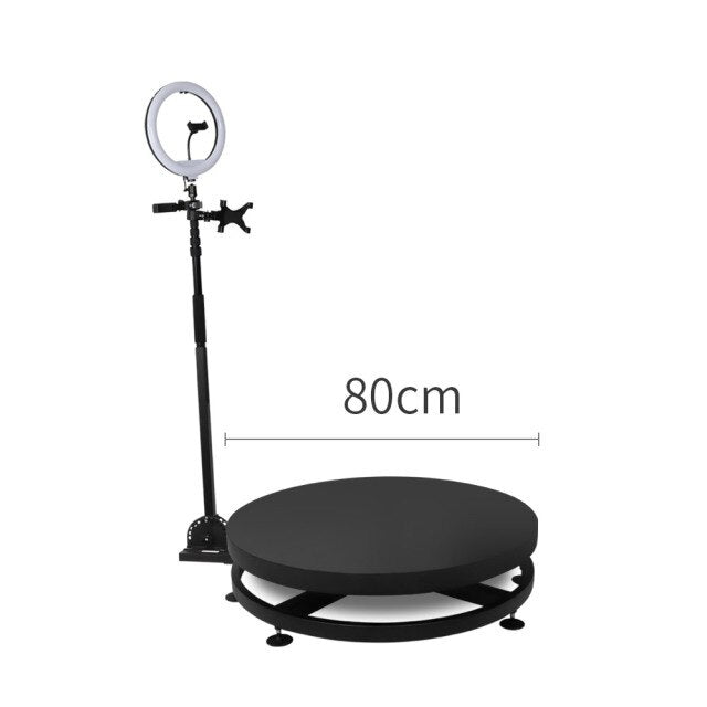 New 360 Photo Booth Wireless Automatic Rotating Selfie Wedding Photobooth Intelligent Operation Slow Motion Machine Video Camera