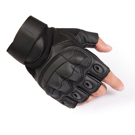 Touch Screen Tactical Gloves PU Leather Army Military Combat Airsoft Sports Cycling Paintball Hunting Full Finger Glove Men