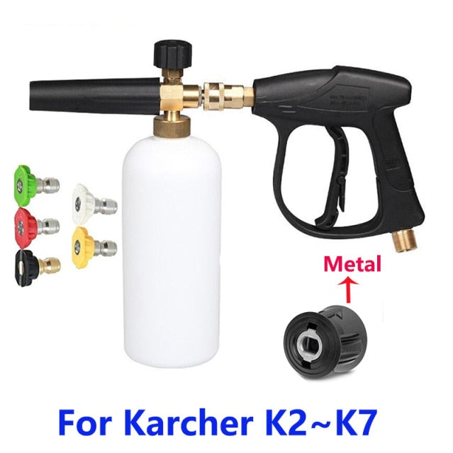 High Pressure Washer Gun Cleaning M22 Hose Connector & For Karcher k2K3K4K5K6k7/Nilfisk Quick connector high pressure water gun